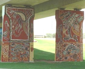 Cowra Bridge Pylons - Accommodation Perth 0