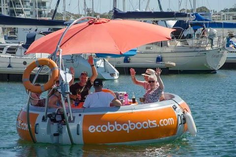 Self-Drive BBQ Boat Hire Mandurah - Group Of 7 - 10 People - Accommodation Perth 0