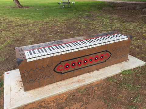 Piano Park Bench, Moonta - Accommodation Perth 0