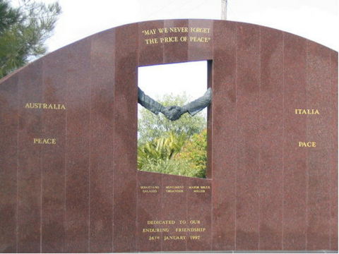 Cowra Italy Friendship Monument - Accommodation Perth 0