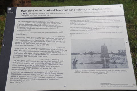 Katherine Overland Telegraph Pylons - Accommodation Perth 2