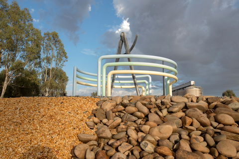 Lyrics, Landscapes And Lintels - Leeton Public Art Trail - Accommodation Perth 2