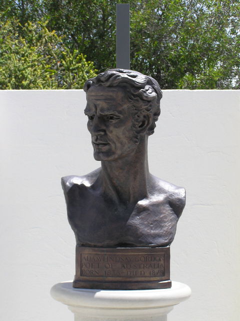 Adam Lindsay Gordon Bronze Bust - Accommodation Perth 0