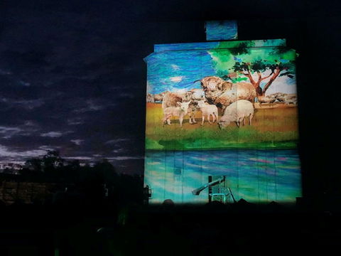 Quorn Silo Light Show - Accommodation Perth 0