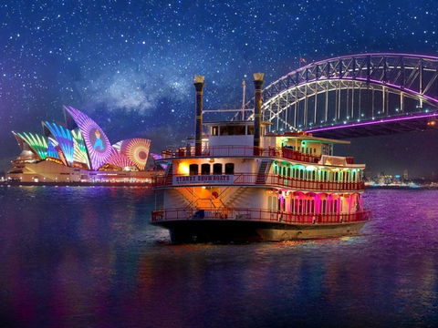 Vivid Sydney Dinner Cruise On Sydney Showboats - Accommodation Perth 0