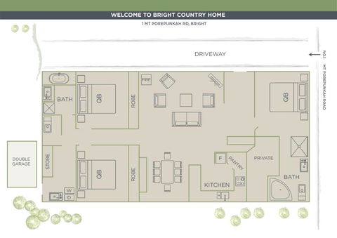 Bright Country Home - Accommodation Perth 3