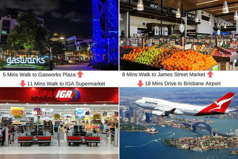 Newstead City Skyline 1bed Apt+park Qne008 - Accommodation Perth 4
