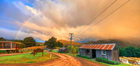 Hartzview Vineyard Heritage Pickers Hut Village - Perth Resorts 0