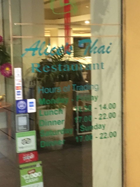 Alice's Thai Restaurant - Accommodation Perth 1