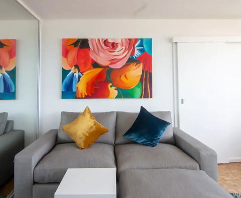 Bright Studio With Amazing City Views - Accommodation Perth 1