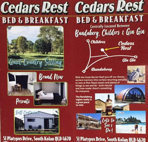 Cedars Rest Bed & Breakfast - Accommodation Perth 1
