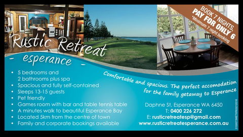 Rustic Retreat Esperance - Accommodation Perth 33
