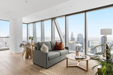A Chic 2BR Apt With Panoramic Views FREE Parking - Accommodation Perth 1