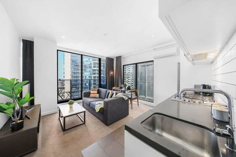 A Stylish 2BR Apt With City Views In Southbank - Accommodation Perth 1