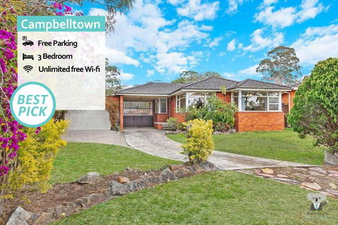 CAMPBELLTOWN HOLIDAY HOME 3 BED + FREE PARKING NCA039 - Perth Resorts 0
