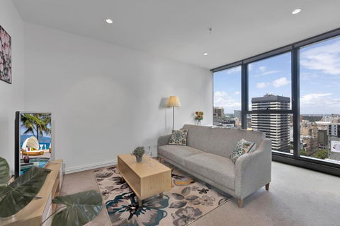EPORO Tower Modern Apartments Melbourne Central CBD - Accommodation Perth 0