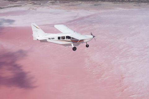 Pink Lake + Abrolhos Islands Scenic Flight - Accommodation Perth 2